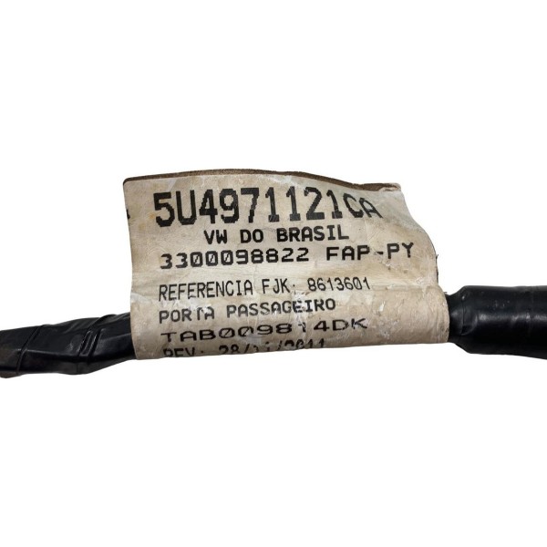 Chicote Da Porta Dianteira Direita Volkswagen Gol 1.0 2018 Chicote Da Porta Dianteira Direita Volkswagen Gol 1.0 2018