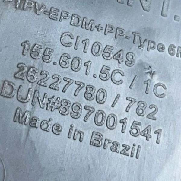 Borracha Dianteira Esquerda Rack Tracker Rs 1.2t 2023/2024 Borracha Dianteira Esquerda Rack Tracker Rs 1.2t 2023/2024