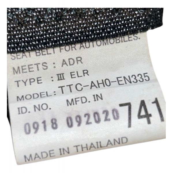 Cinto Traseiro Esquerdo L200 New Triton 2021 Cinto Traseiro Esquerdo L200 New Triton 2021