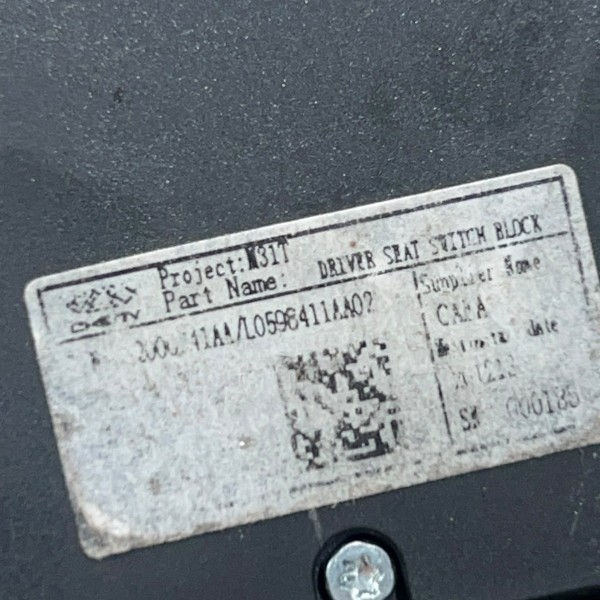 Comando Botões Banco Dianteiro Esquerdo Tiggo 8 Txs 2021 Comando Botões Banco Dianteiro Esquerdo Tiggo 8 Txs 2021