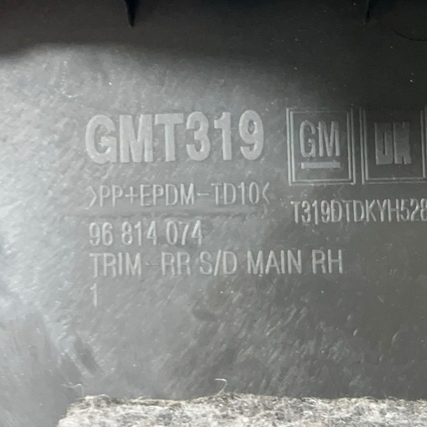 Forro Porta Traseira Direita Captiva 2011 Original