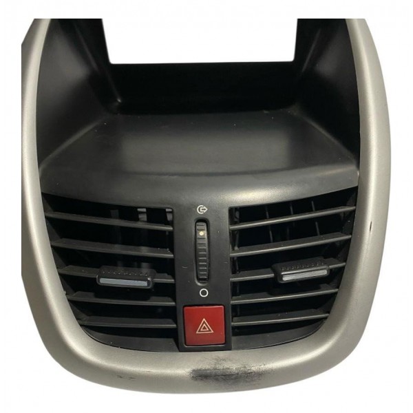 Moldura Difusor Central Alerta Peugeot 207 2011/2012 Moldura Difusor Central Alerta Peugeot 207 2011/2012