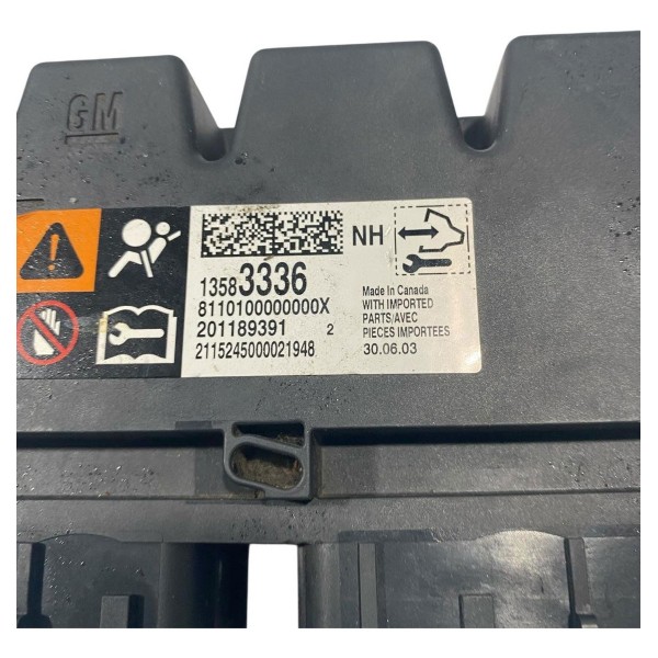 Módulo Airbag Gm 13583336 201189391 Módulo Airbag Gm 13583336 201189391