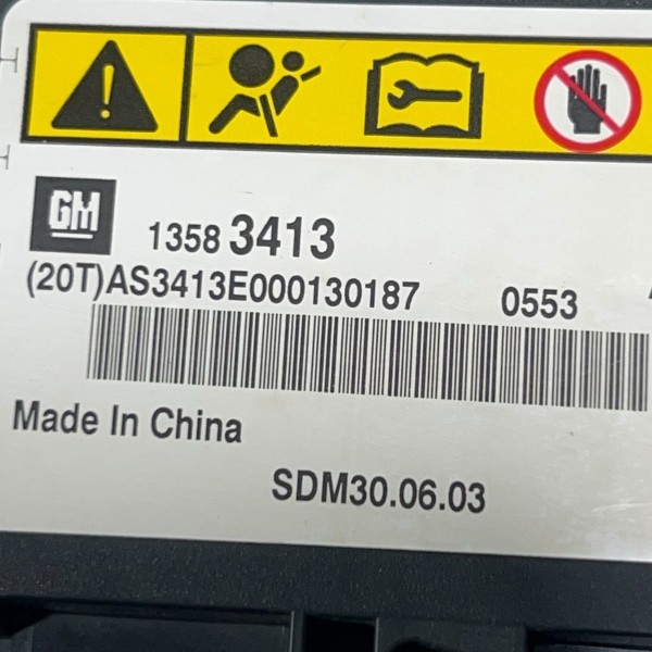 Módulo Airbag Prisma Onix 13583413 Original Módulo Airbag Prisma Onix 13583413 Original