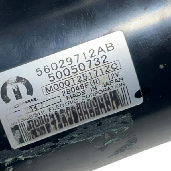 Motor De Arranque Jeep Compass 2.0 Flex 2018 56029712ab