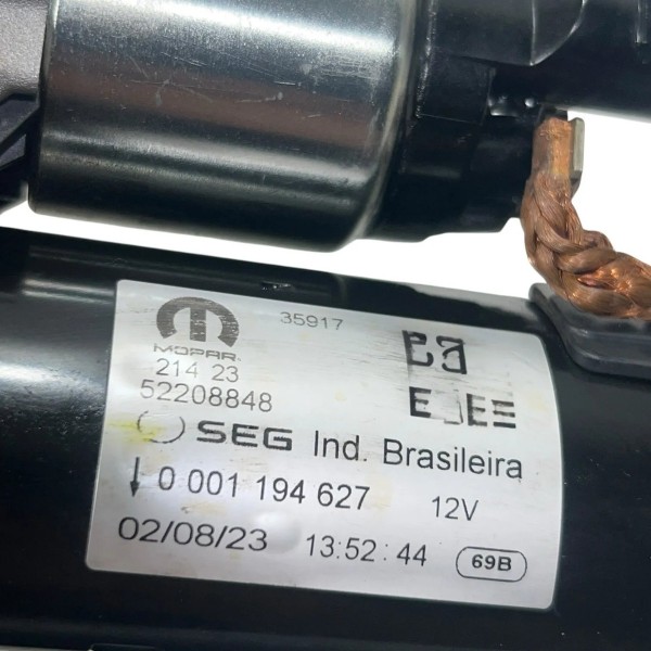 Motor De Partida Fiat Toro Compass Renegade 1.3 52208848