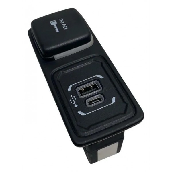 Tomada 12v Usb Auxiliar Jeep Compass Renegade 2021 Á 2024