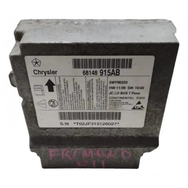 Módulo Airbag Fiat Freemont Cod 68148915a (acionado)