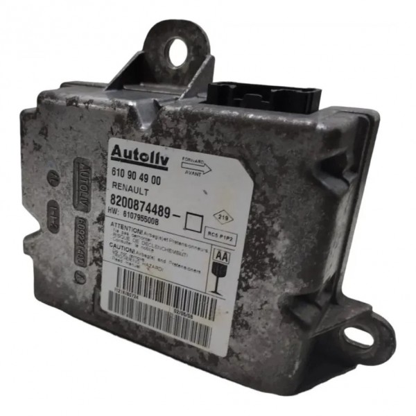 Modulo Air Bag Megane N 610 90 49 00 (acionado)