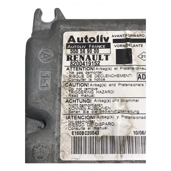 Módulo Central Renault Scenic 2004/2008 82004191152