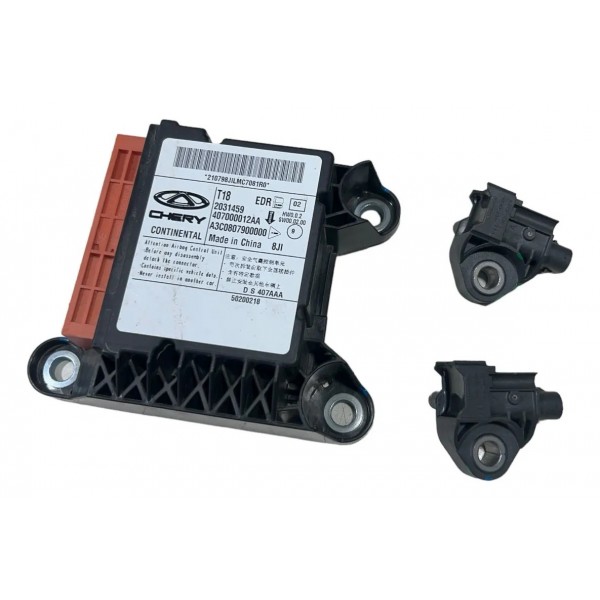 Kit Airbag Painel Chery Tiggo 8 2022 Preto
