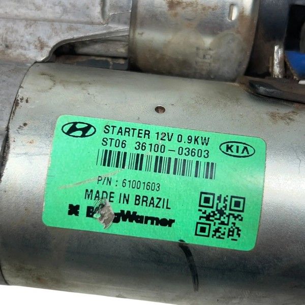 Motor Arranque Hb20 1.0 3c 2018 3610003603