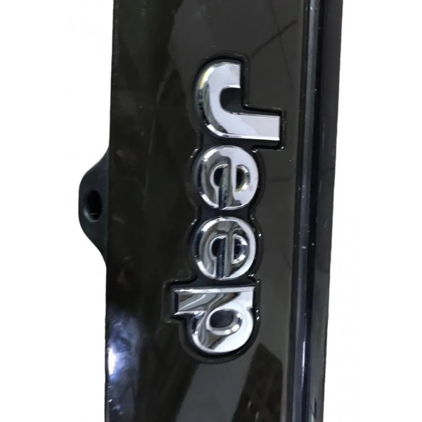Moldura Tampa C/emblema Trasei Jeep Compass Flex 2.0 19/20