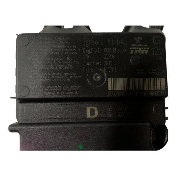 Módulo Airbag Fiat Idea 2012/2016 Letra D 51919539 Original